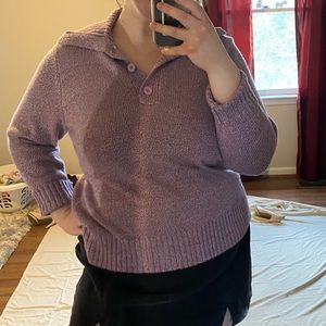 Purple Cozy Sweater